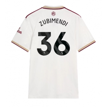 Billige Fotballdrakt Arsenal Martin Zubimendi #36 Replika Tredjedrakt 2025-26 Kortermet